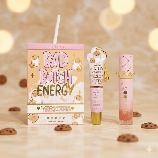 P Louise Bad Bitch Energy Lip Duo Milk and Cookies